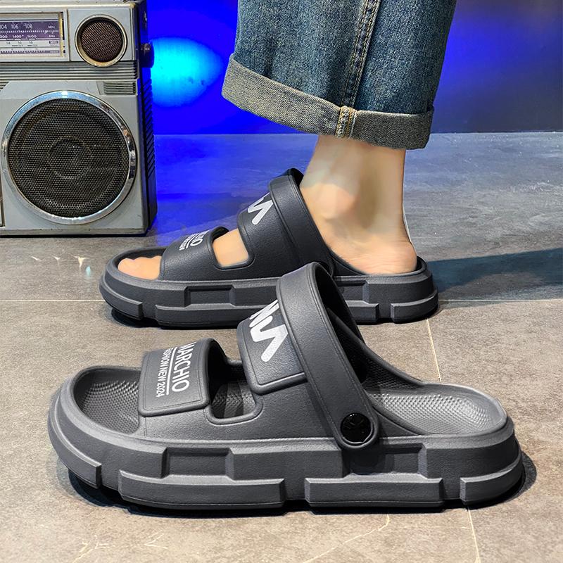 Men's and Women's New Summer Sandals Non-slip Lightweight Removable Beach Casual Fashion Slippers Couple Walking Shoes Sandals