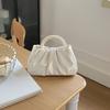 High-quality Cloud Bag Summer Fashion Fairy Pearl Wrist Trendy Handbag Crossbody Pleated Bag Women