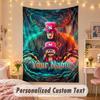 Custom Personalized Tapestry,One Piece Print Custom Name Text Wall Art Hanging for Bedroom