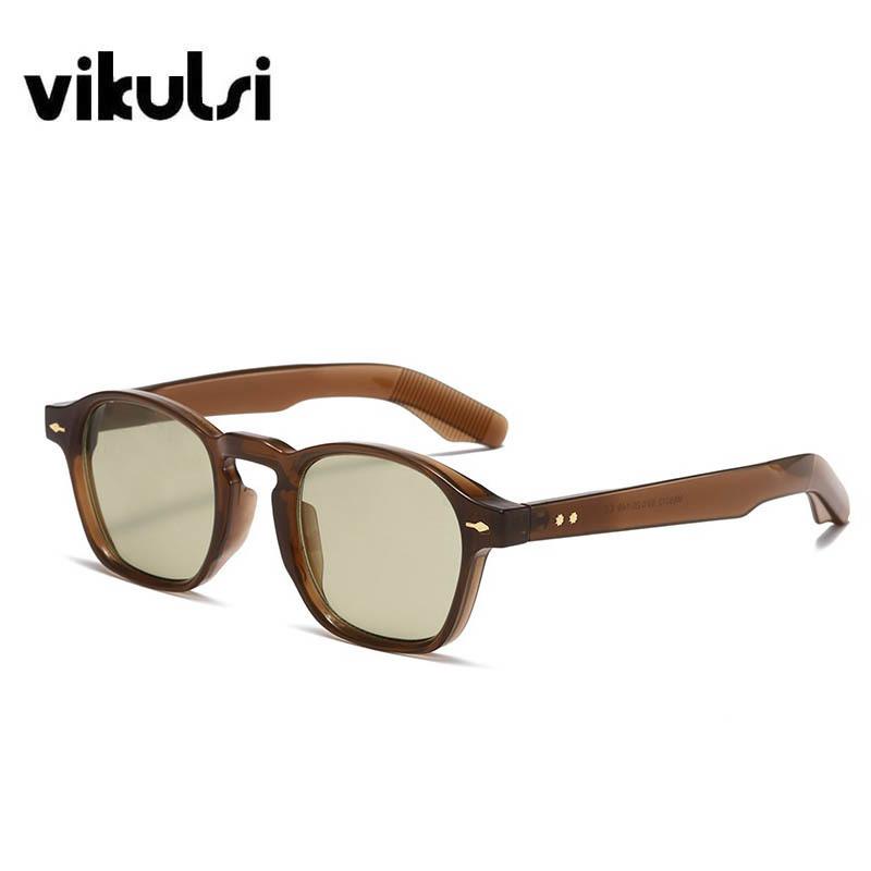 

Retro Rice Nail Square Sunglasses Women Men Luxury Brand Transparent Blue Sun Glass Man Unisex Ocean Lenses Shades Oculos De Sol As Showing