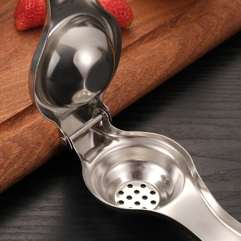 Stainless Steel Lemon Clip, Manual Citrus Juicer, Lemon Press Orange Juice Press, Fruit Press Clip, Kitchen Gadget