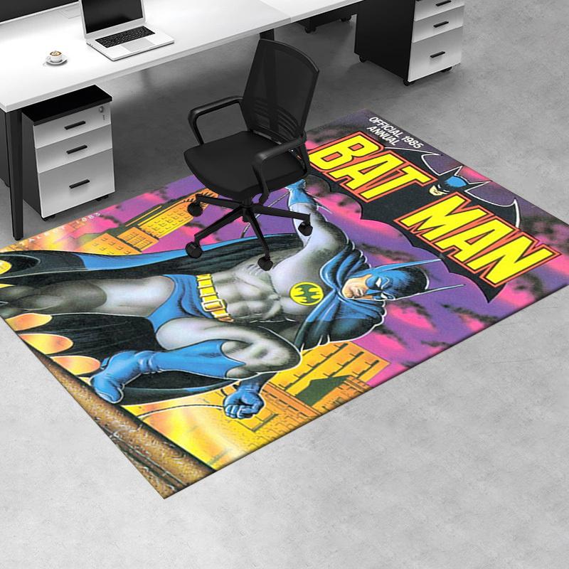

Batman: Official 1985 Annual - Classic Comic Book Cover Art Print Office Mat Home Decor Office Desk Chair Rugs Chair Carpet for office Chair 60cm by 90cm