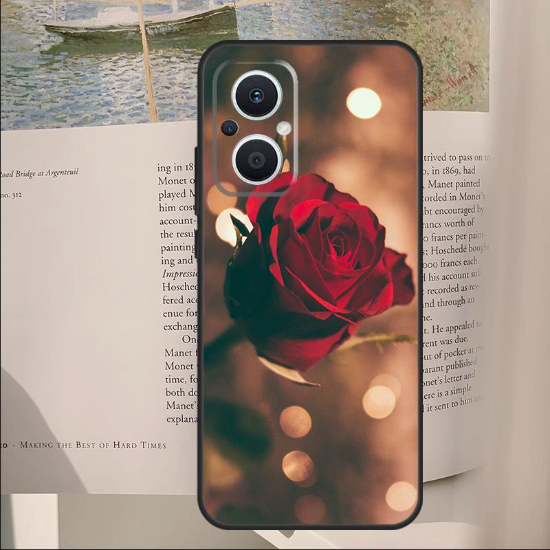 

Bright Red Roses Flowers Cover For OPPO Reno 10 12 13 14 Pro 11 F 12F 13F 14F 7 8 Lite OPPO Find X9 X6 X5 X8 Pro Case OPPO Find X5 Pro