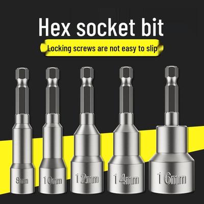 8mm Hex Self-Tapping Screw Electric Wrench with Strong Magnetic Bit