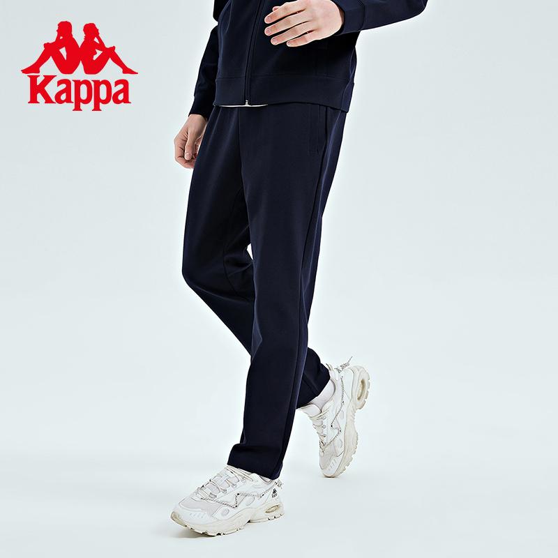 Kappa Sports Pants New Men's Black Pants Comfortable Cone Pants Casual Small Foot Guard Pants