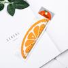 1pcs/lot  Kawaii Cartoon Fruit Orange Lemon Kiwi Wooden Straight Rulers Drawing Tool Stationery Gift School Supplies 15cm