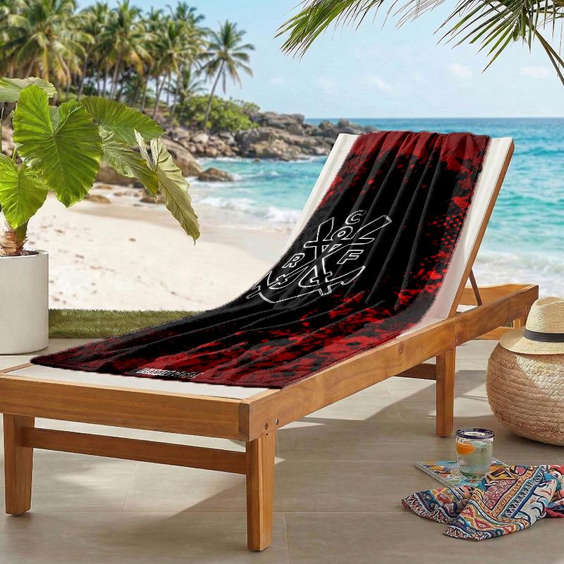 Crf Fashion Beach Towel: Ideal for Summer Adventures Soft, absorbent and quick drying suitable for swimming and bathing