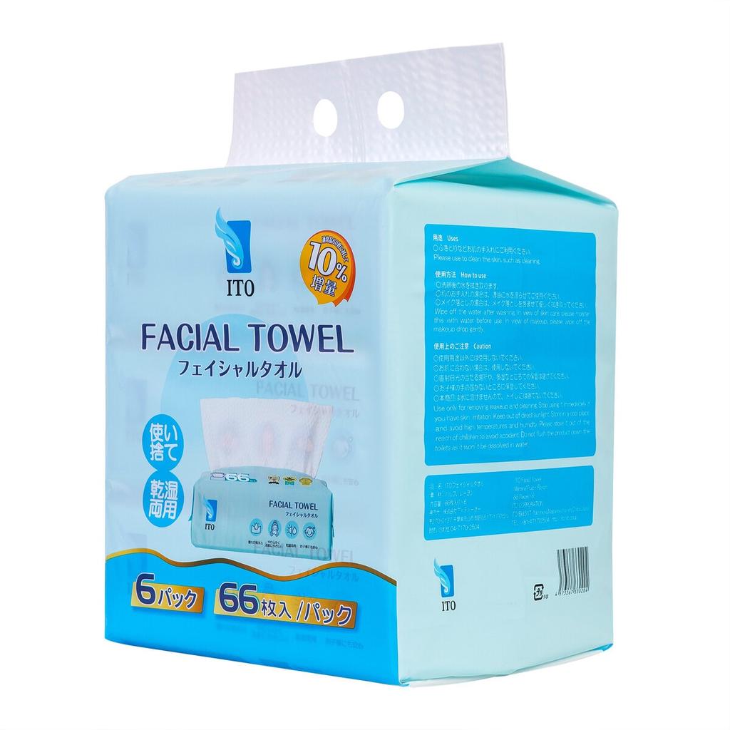 Ito Facial Towel Ito Facial Towel 66 Sheets Pack Of 6