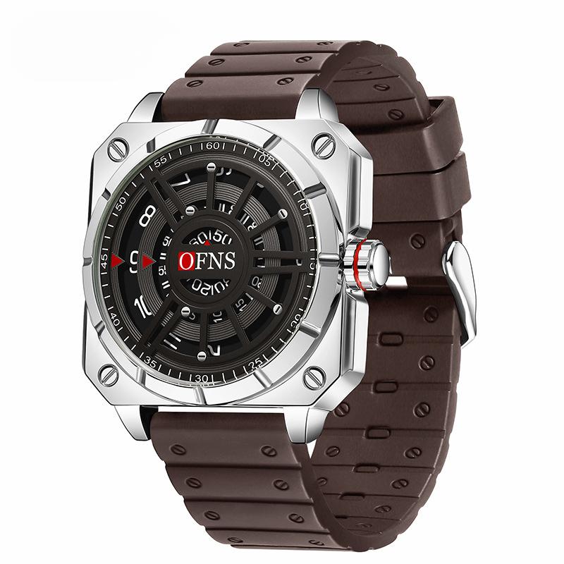 

Новые мужские часы, креативные и классные кварцевые часы с большим циферблатом, деловые водонепроницаемые мужские часы