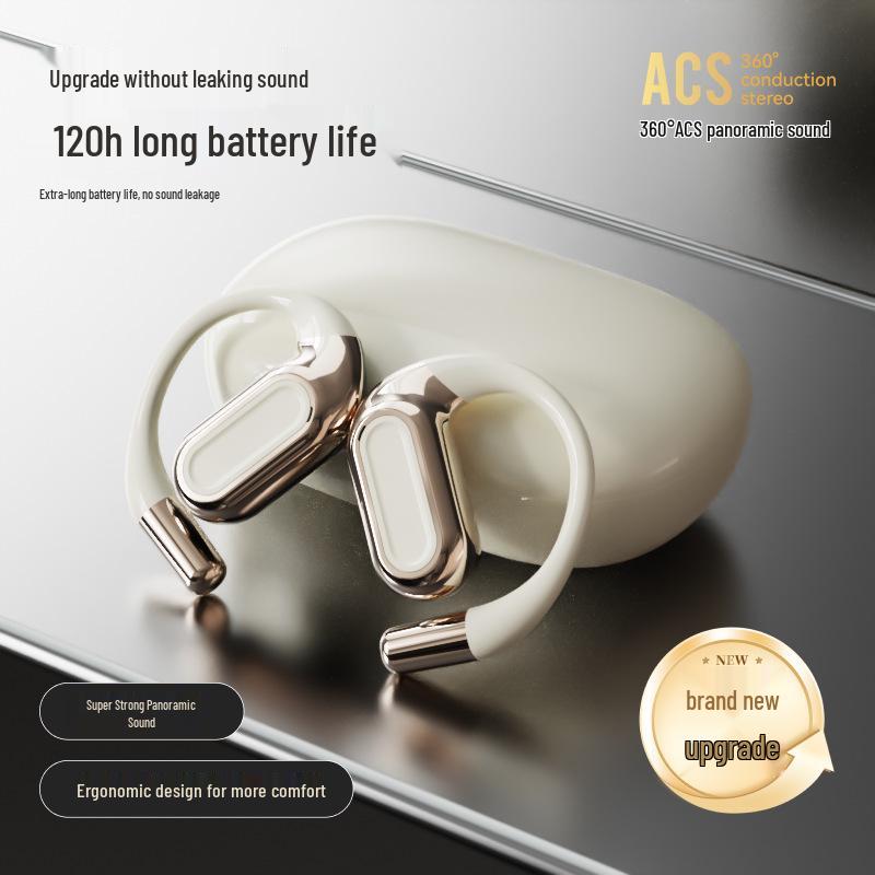 OWS Open-Ear Wireless Bluetooth Headphones: Ultra-long Battery, Waterproof, Sports Running Design