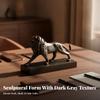Lion Ornament with Base Majestic Decor Sculptural for Bookshelf