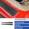 Door Sill Accent Carbon Fiber Interior Trim For Chevrolet Corvette C5 1998-2004