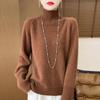 Women Sweater 100% Wool MODERN NEW SAGA Turtleneck Knit Pullover Thick Winter Jumpers Female Knit Tops