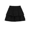 Women's Black Puffy High-Waist Ballet Skirt - Summer 2025 Fashion, Anti-Exposure