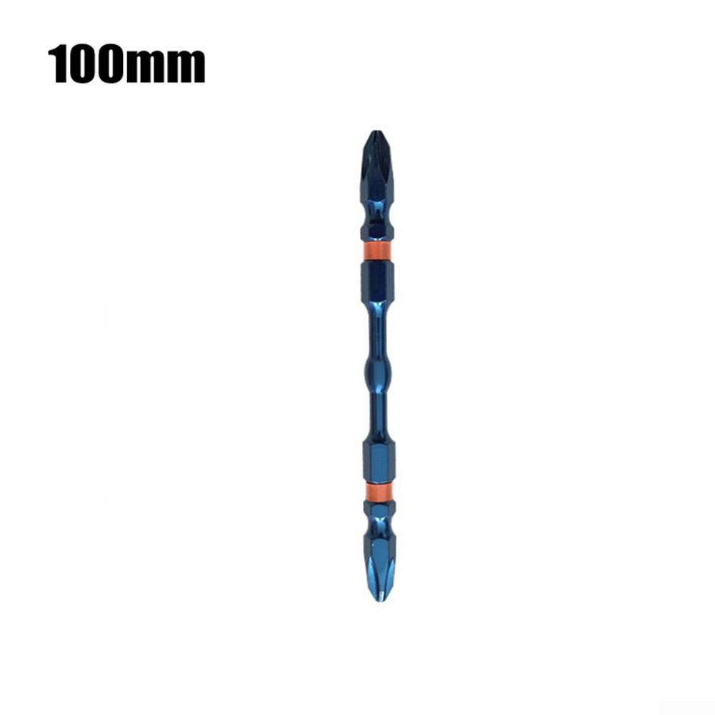 Schraubendreher-Bit magnetisch PH 2 1/2 Stück legierter Stahl blau