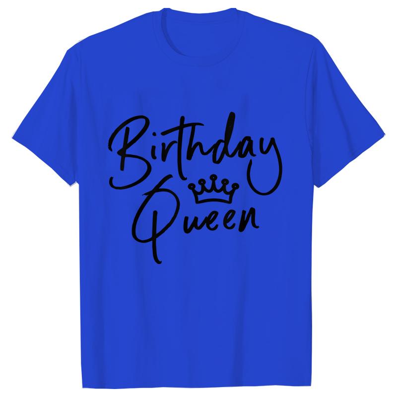 Damenkleidung Kurzarm Print T-Shirts Geburtstagsteam Grafik Reise Damen Oberteile T-Shirt Tee T-Shirt Beste Freunde T-Shirts