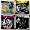 Classic Band Ramones Cushion Cover Soft & Easy-Wash Pillow Case – Versatile for Couch, Bed, Travel and Office