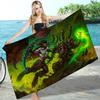 W-World of W-Warcraft Game Big Microfiber Beach Towels Quick Dry Towel Sand Beach Towels Pool Towel for Travel Swim Pool Yoga