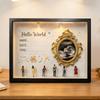 Mini Museum Picture Frame DIY Aesthetic Memory Commemorative Kids Art Frame Mini Museum Display For Family Home Decor Nursery