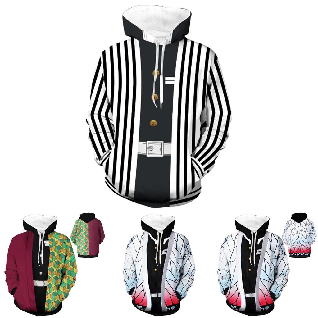 Slayer Kimetsu No Yaiba 3d Hoodie Sweatshirt With Comfortable Soft Material**