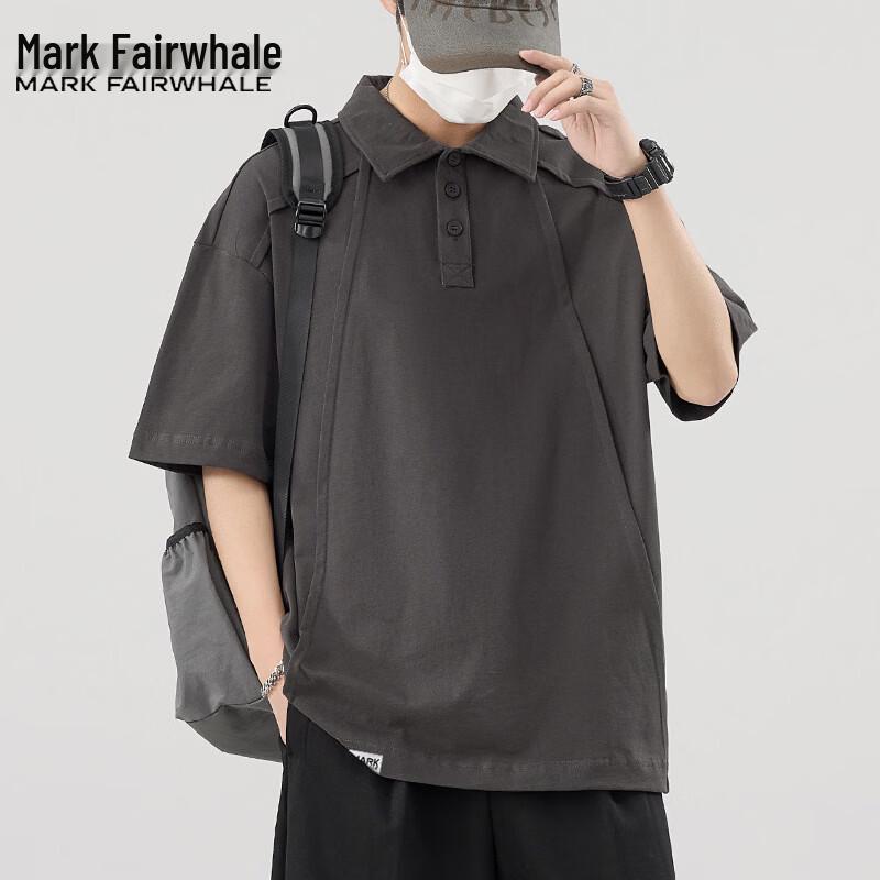 Mark Fairwhale Men's Retro Short Sleeve Polo Shirt
