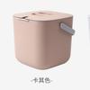 Home Simple Tea Set Accessories Tea Residue Bucket Filter Tea Leaf Waste Water Bucket Small Plastic with Lid Drainage
