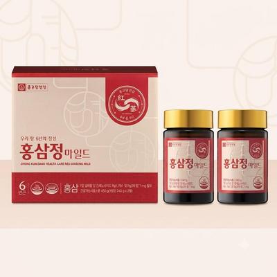 Health Care 6-Year Precious Red Ginseng Extract (120g × 1 Box) / Mild Gift Set (240g × 2 Bottles)
