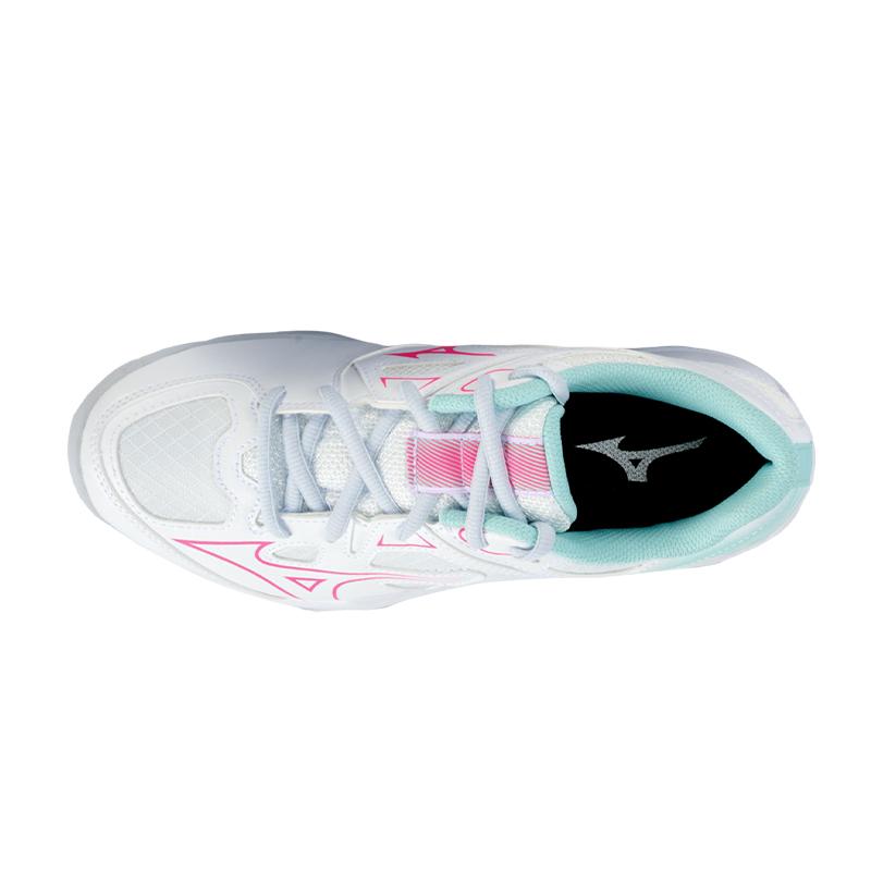 Mizuno WAVE SMASH CN Bulbul Abrasion Resistant Breathable Slip Resistant Low top Badminton Shoes Unisex Youth White 71GA253003