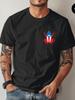 Puerto Rico Flag Frog Graphic Tee