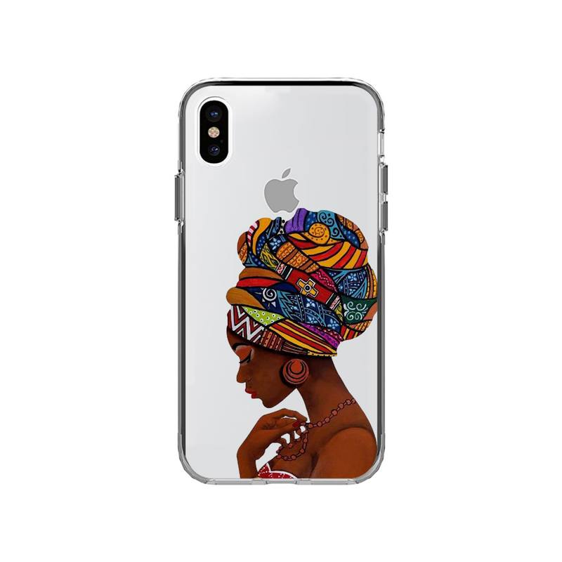 YNDFCNB Cartoon South Africa Woman Phone Case for iPhone 11 12 13 Mini Pro XS MAX 8 7 6 6S Plus X 5S SE 2020 XR Cover