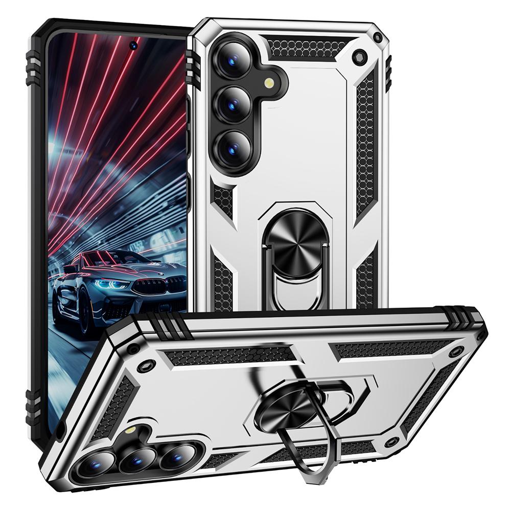 For Samsung Galaxy S25 FE Case PC+TPU Phone Cover with Kickstand