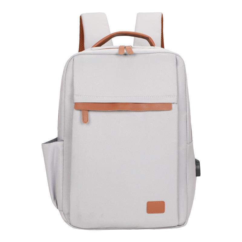 

TS JYL laptop bag,Cross-Border Backpack Men Travel Simple Student Women Laptop Backpack OneSize серый