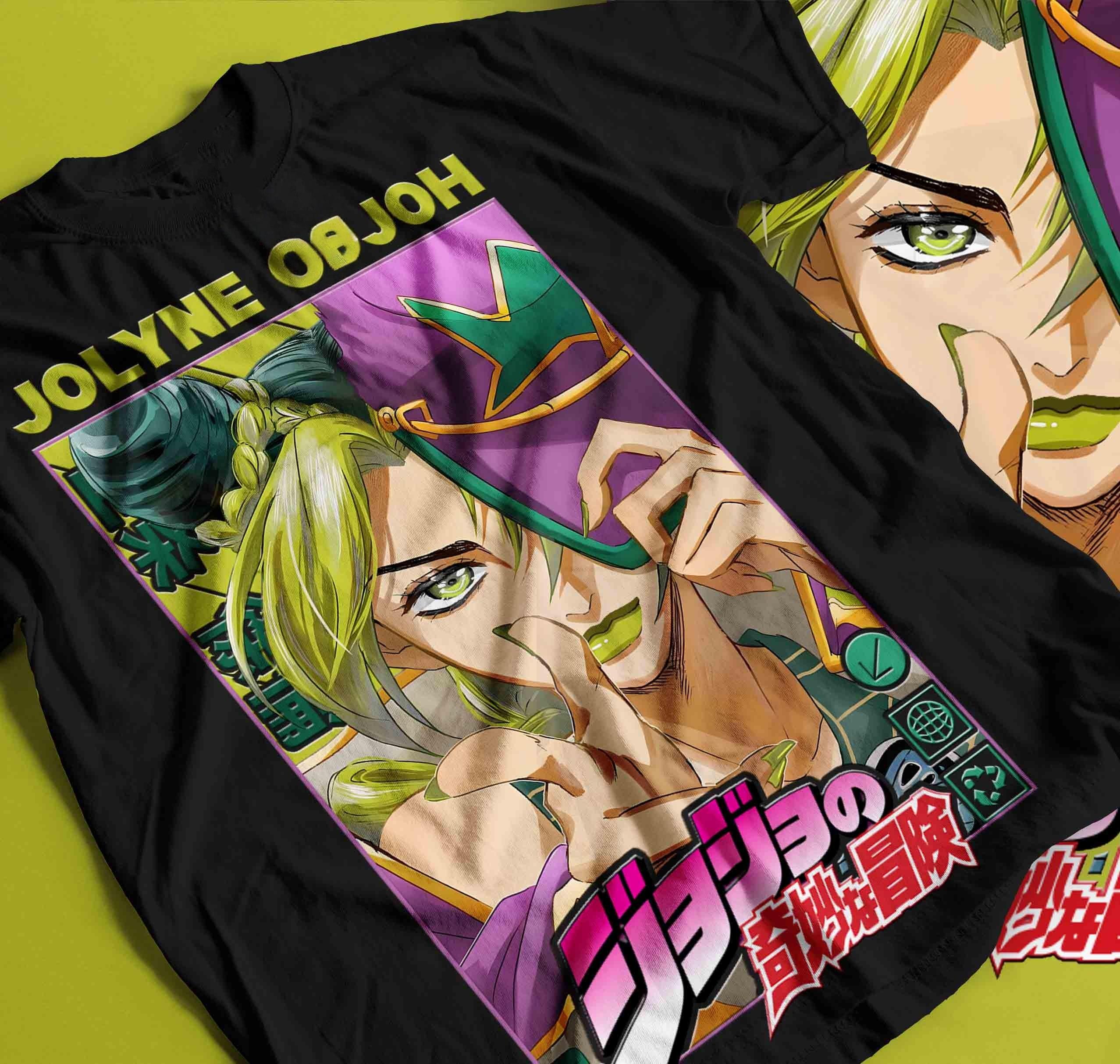 

Jojos Bizarre Adventure Anime Tshirt Gift New Year Suk Anime Japanese Shirt 2026 Summer Unisexs Womens Cotton Oversized Tshirt S