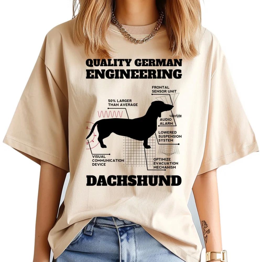 Dachshund Dog Printed Summer T Shirts Graphic Casual Streetwear Short Sleeve Creative Comfoetable Soft Summer T-shirt