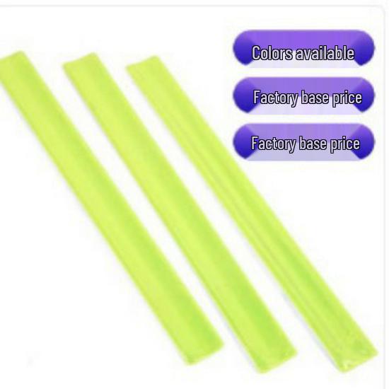 30cm Ultra-Long Reflective Snap Bracelet: Safety Toy for Night Cycling & Children's Decoration