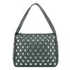 High Quality Solid PU Versatile Small Square Bag Youth Rivet Decoration Sweet Shoulder Bag Sewing Thread Concise Women's Handbag