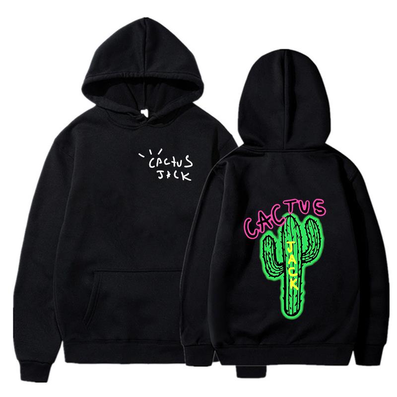 

2025 New Cactus Jack Hip Hop Rap Sports Hoodie Street Dance Pullover Dress Casual Men and Women Couple Plush Pullover Top 3XL