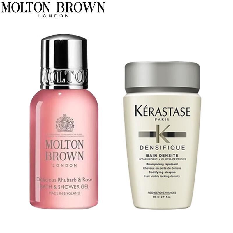 Kérastase Revitalizing Shampoo & Rhubarb Rose Shower Gel Travel Set