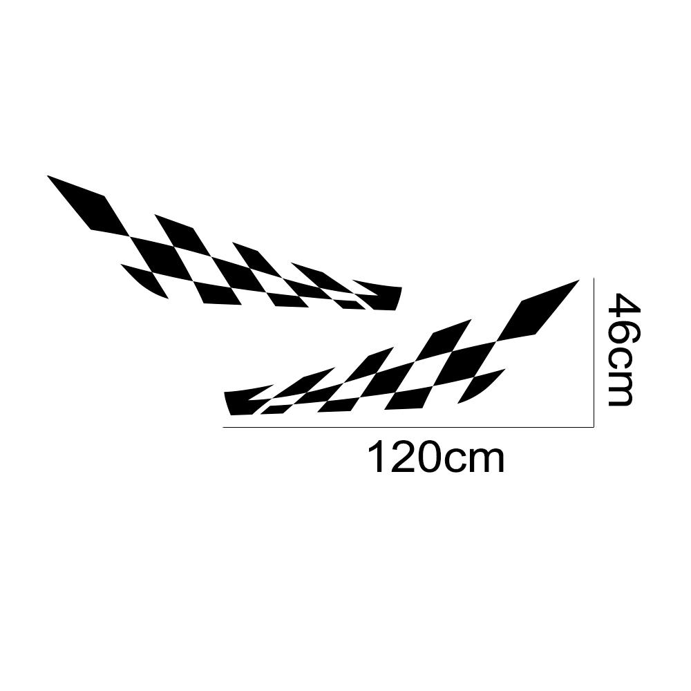 2 szt. Krata boczna drzwi samochodu naklejki foliowe winylowe dla Mercedes Benz Smart Fortwo W453 W451 wyścigi zawieszenie naklejka dekoracyjna