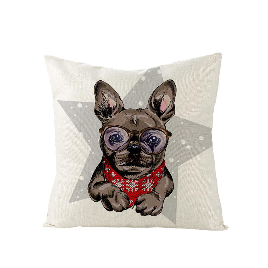 Christmas Pillowcase, 18X18 Inches, Suitable For Living Room, Bedroom, Christmas Decoration (Without Pillow Core)
