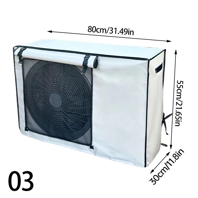 Außeneinheit Klimaanlagenabdeckung Atmungsaktiv Wasserdicht Sonnenschutz Klimaanlagenabdeckung Außen Anti-Staub Klimaanlagenabdeckung