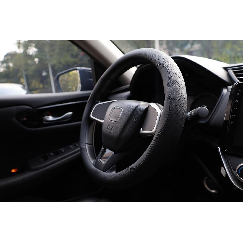 XHRING Car Steering Wheel Cover for Honda Civic Accord CRV HRV Pilot Passport Odyssey Element Insight Fit Ridgeline Clarity City LX EX EXL Si