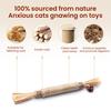 Cat Chew Toy Natural Silver Vine Dental Stick Cats Teeth Cleaning Self-play Toy Safe Catnip Chew Stick for Indoor Cats Playing Promotes Dental Health