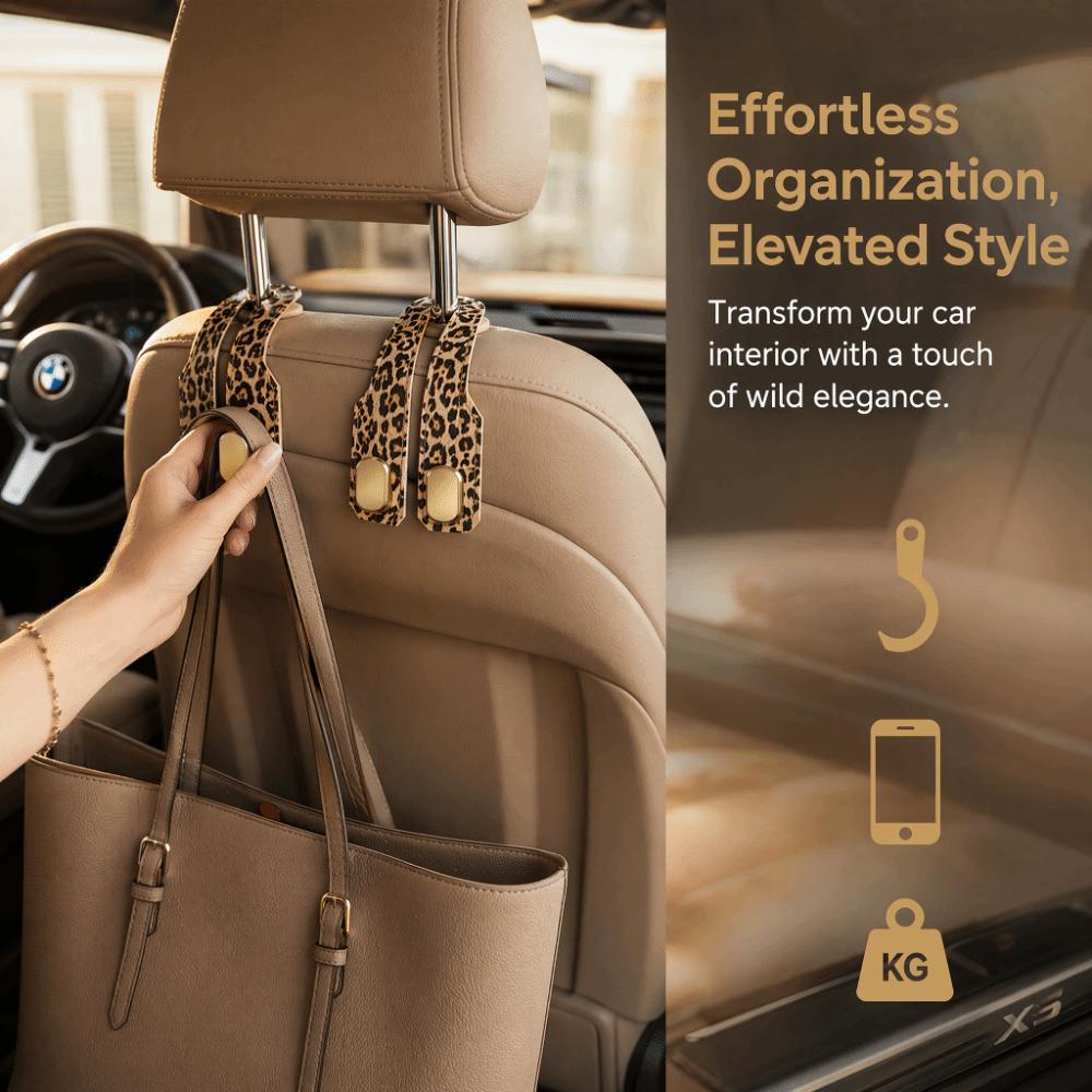 Universal Car Headrest Hook 2 In 1 Car Organizer Clips Car Interior Accessories