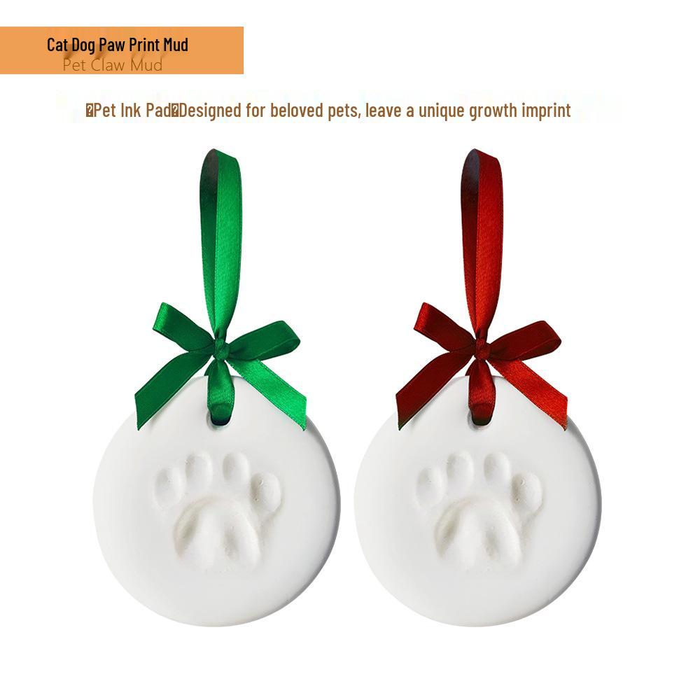 Pet Nose & Paw Print DIY Memorial Clay Set for Cats & Dogs