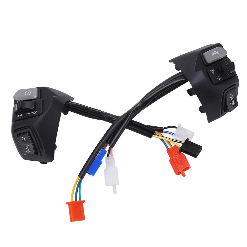 Motorcycle Handlebar Switch Assembly Left Right Flameout Control Replacement for NVX 155 125 AEROX 155