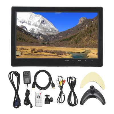 10.1 Inch TFT LCD Monitor Portable HD Color Screen Display with VGA AV BNC USB DC HD Multimedia