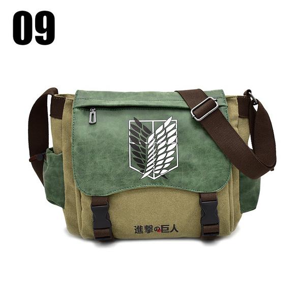 Anime Demon Slayer Messenger Bag ONE PIECE School Bag Backpack