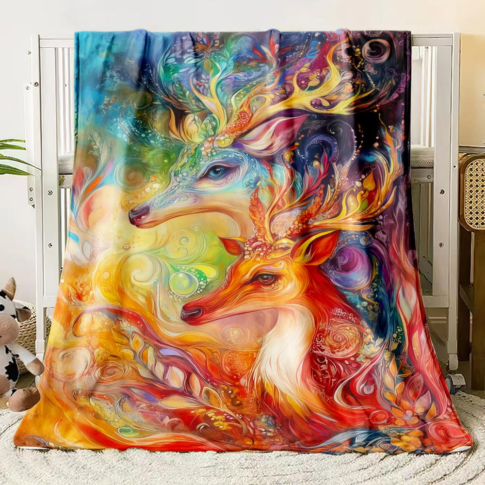 Anime Cute Cartoon Flannel Thin Blanket Bedroom Blanket, Iving Room,sofa Blanket,student Office Nap,camping Trip,children's Gift