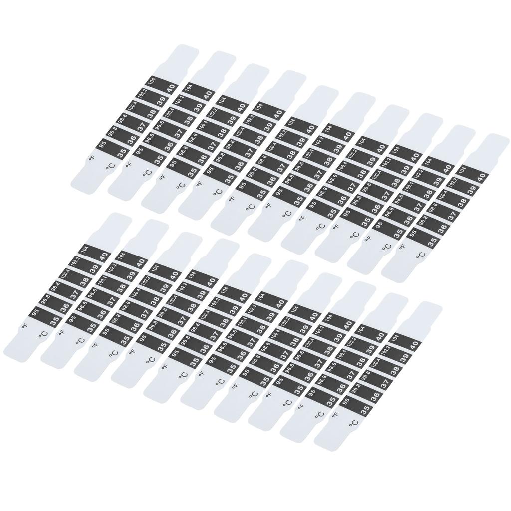 20pcs Forehead Thermometer Strips Reusable Fever Thermometer Strip Temperature Strip